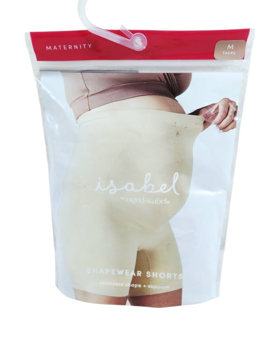 Isabel Maternity Shapewear Shorts Size Medium Taupe NEW in Open Package